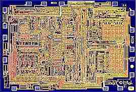8008 chip layout